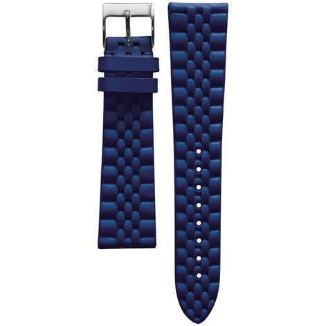 Cinturino Pelle Stampa Jubilee - Dark Blue