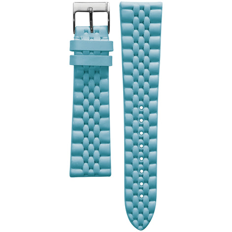 Cinturino Pelle Stampa Jubilee - Light Blue