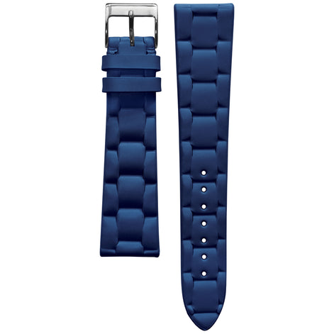 Cinturino Pelle Stampa Oyster - Dark Blue