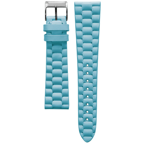 Cinturino Pelle Stampa President - Light Blue